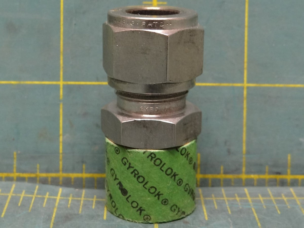 Gyrolok 8CM8316, 1/2" Tube Fitting to 1/2" MNPT, Stainless Steel Male Connector