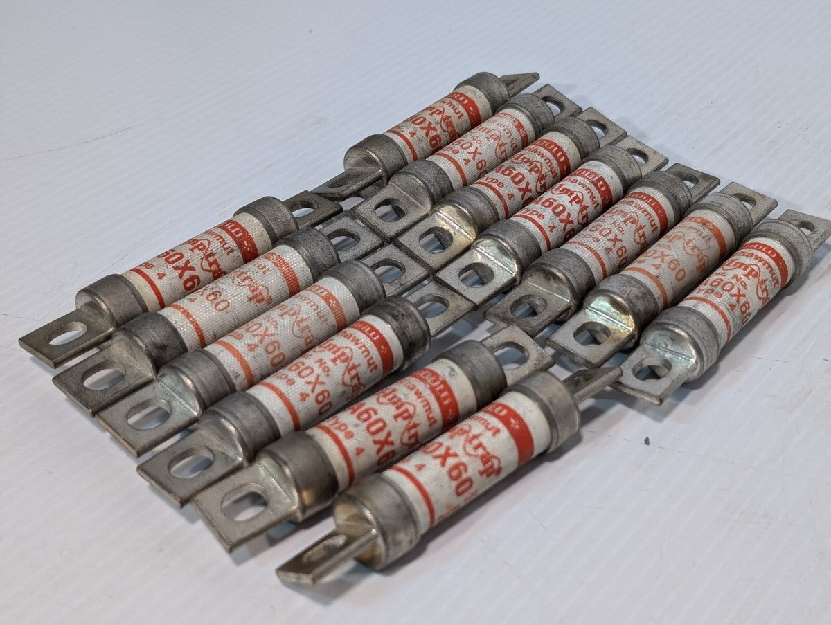 Lot of 13 Gould Shawmut A60X60 Fuses, 60A, 600VAC - Free Returns