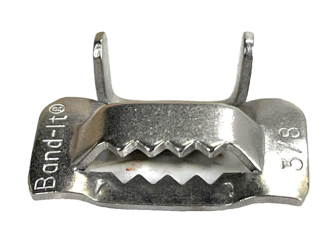 BAND-IT C453 Strapping Buckles 3/8" (9.53 mm) Stainless Steel *Box of 100*