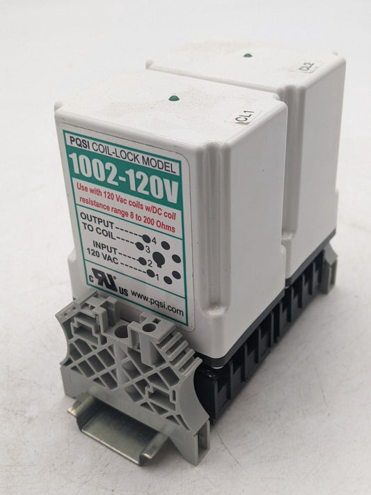 2 Piece PQSI Coil-Lock Model 1002-120V Lock Model Relay 600-Volt 10 Amp 8-Pins