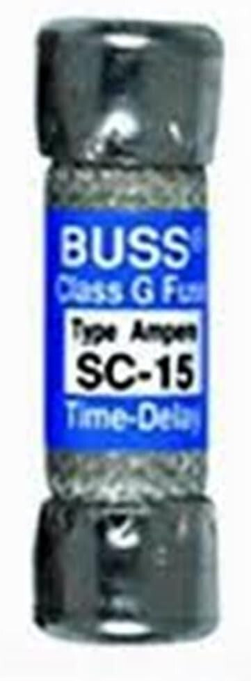 Bussman SC-15 Type Sc 15 Amp Fuse Class G LOT OF 5