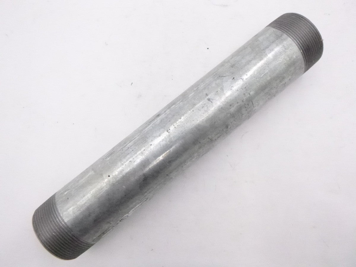 Southwire 645612 2" MNPT x 12" L Galvanized Steel Conduit Pipe Nipple