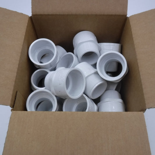 25 Pack Spears 1-1/2" PVC SCH 40 Male Adapter 436-015