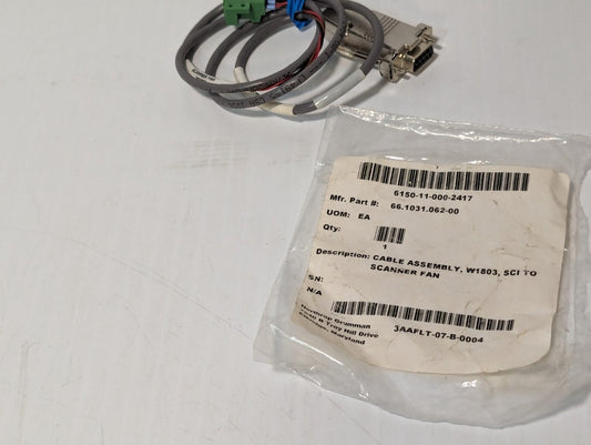 66.1031.062-00 SCI to scanner fan cable assembly, W1803