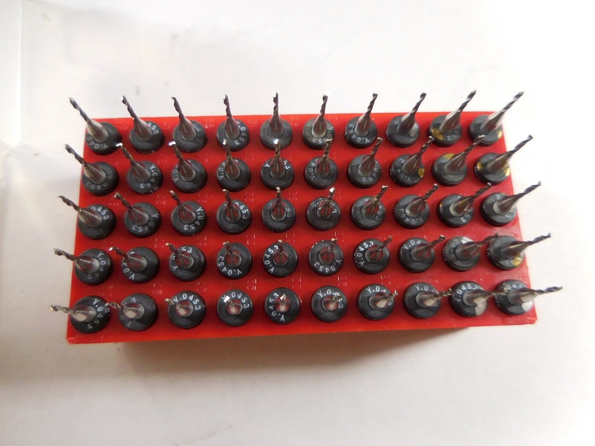 Ham Size 1.15, Dia 0.0453 Carbide PC Circuit Board Drill Bits (Box Of 50) 