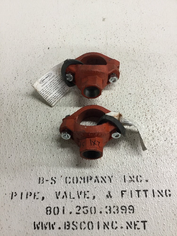 SPF Fig. MT1 Mechanical Tee Outlet 2" W/ 1" FNPT Outlet