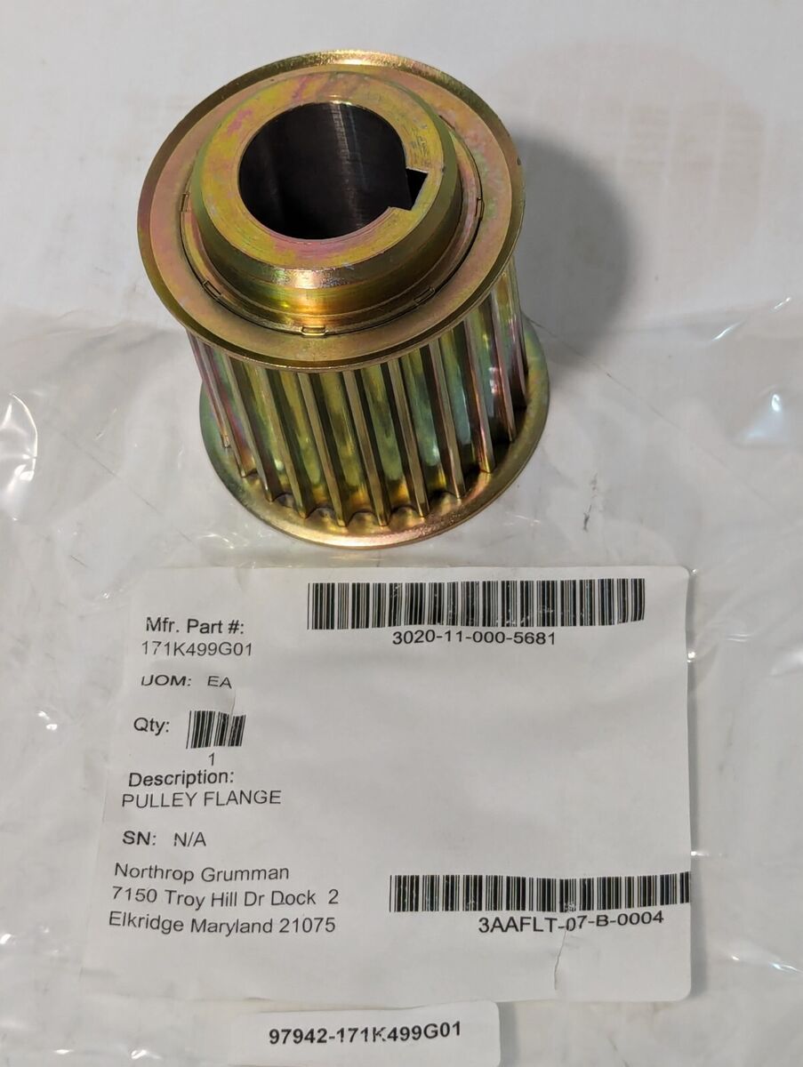 Northrop 171K499G01 Synchronous Pulley Double Belt Flanged