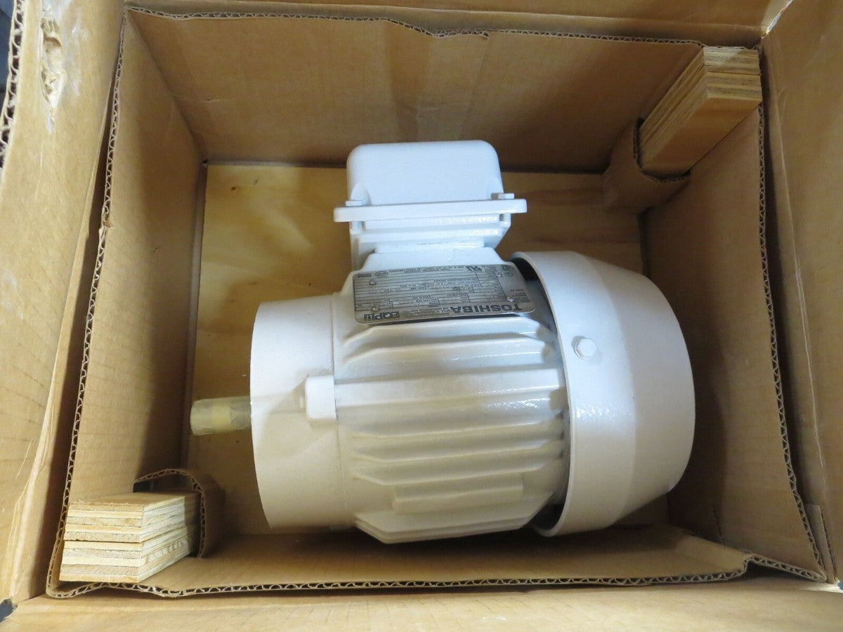 Toshiba Eqp, B0014FLF1BMHD02, Induction Motor, 460 VAC, 3 PH, 60 HZ, 1 HP, NOB