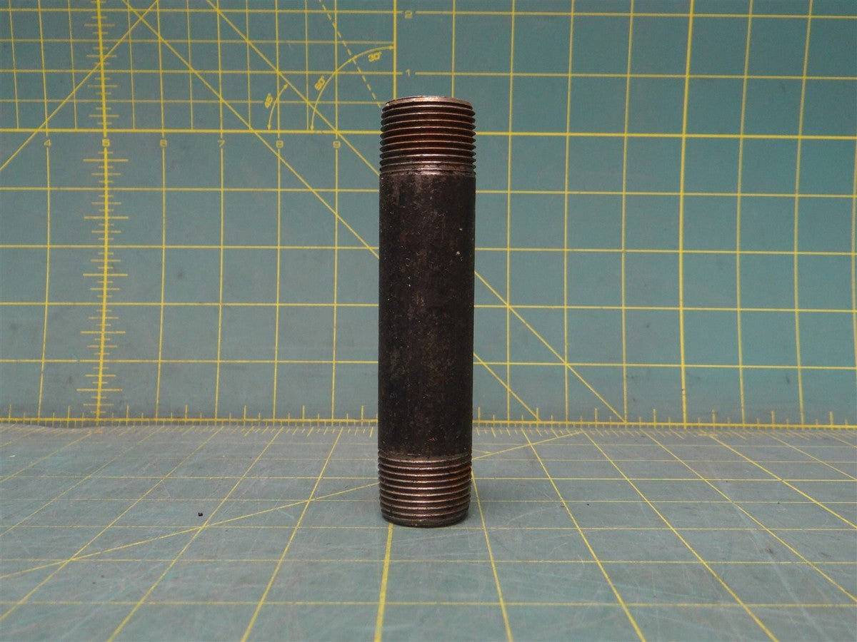 1" x 4 1/2" Pipe Fitting Nipple MNPT Steel Tapered Threaded Schedule 10 Welded