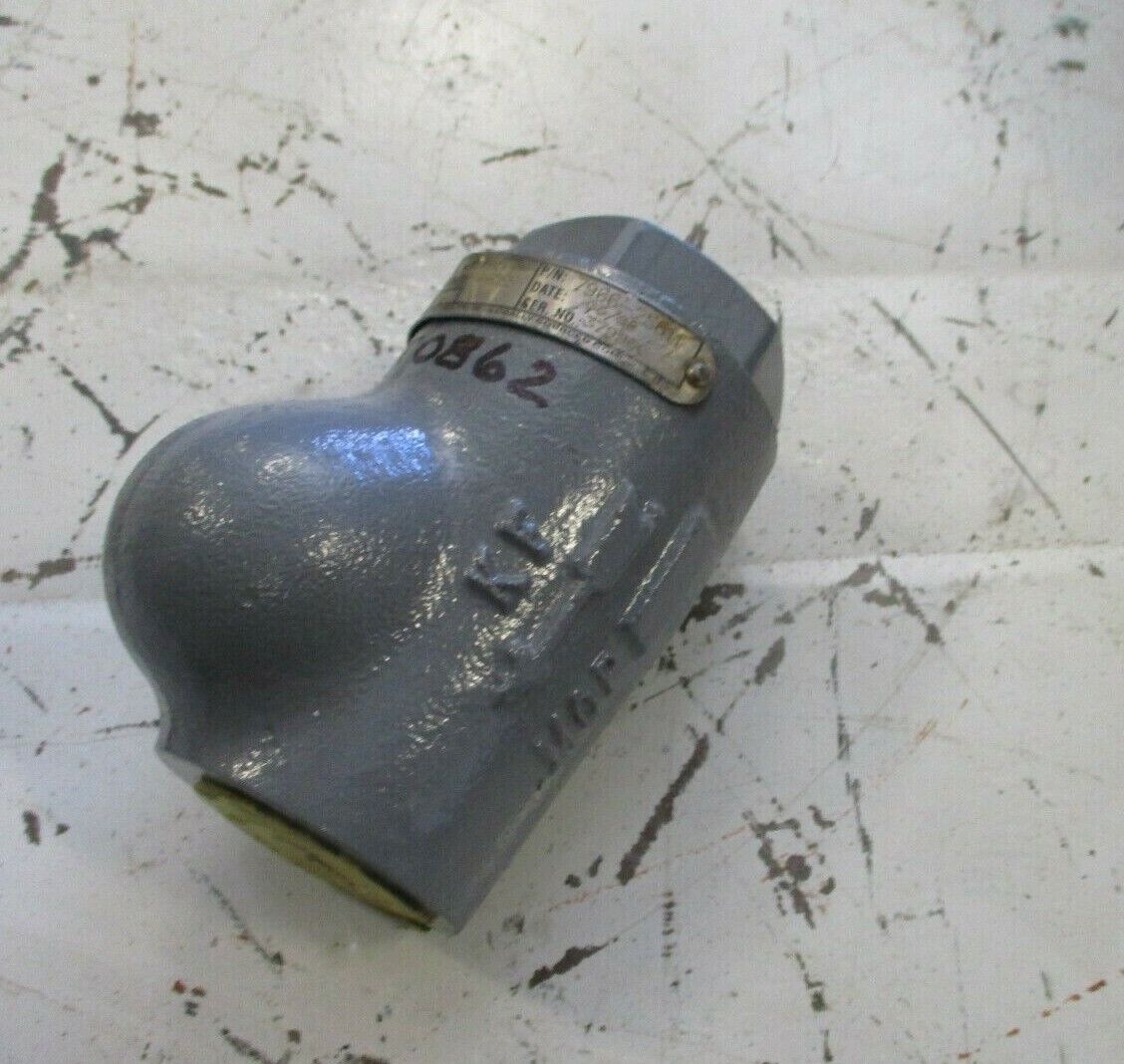 KF Industries Ball Check Valve 1" 1500 Threaded DI Body x 440ss Trim 7966-25611
