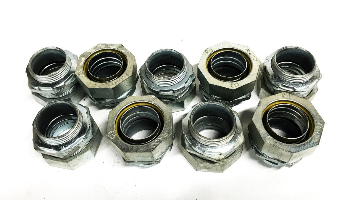 Hubbell/Raco 1-1/4 inch Liquid Tight Connector Conduit 3405 [Lot of 9] NOS