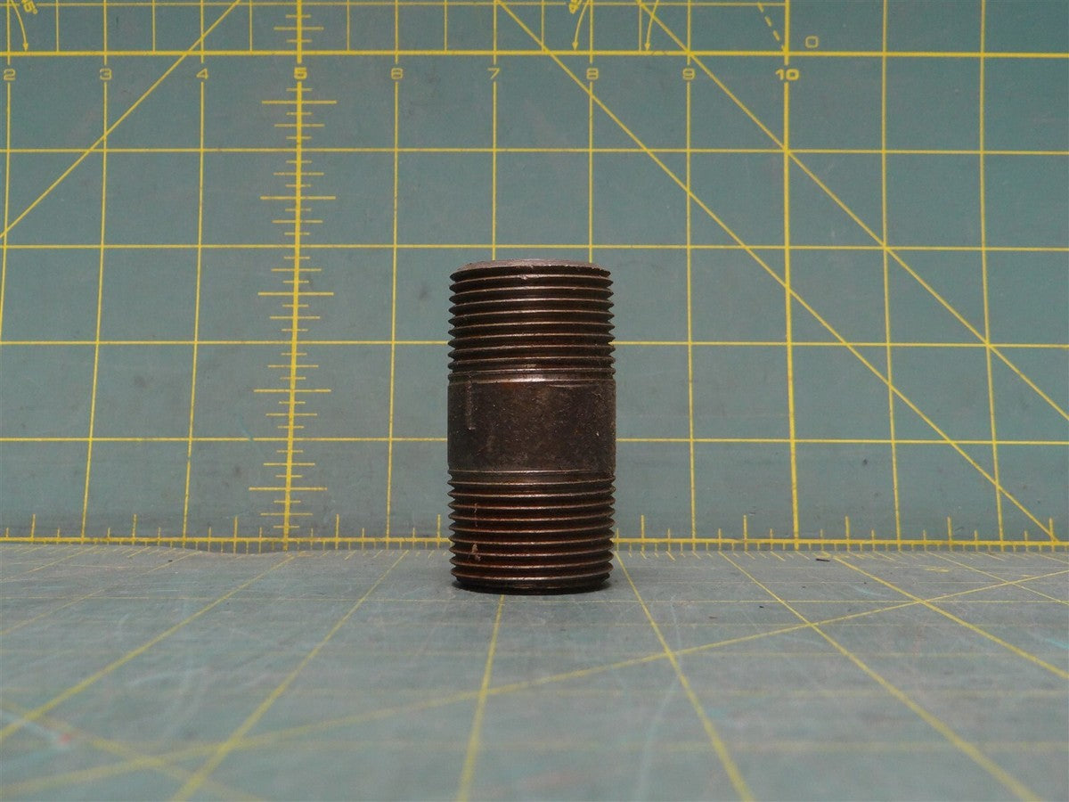 1 1/4" x 2 1/2" Pipe Fitting Nipple MNPT Steel Tapered Threaded Sch 40 Welded