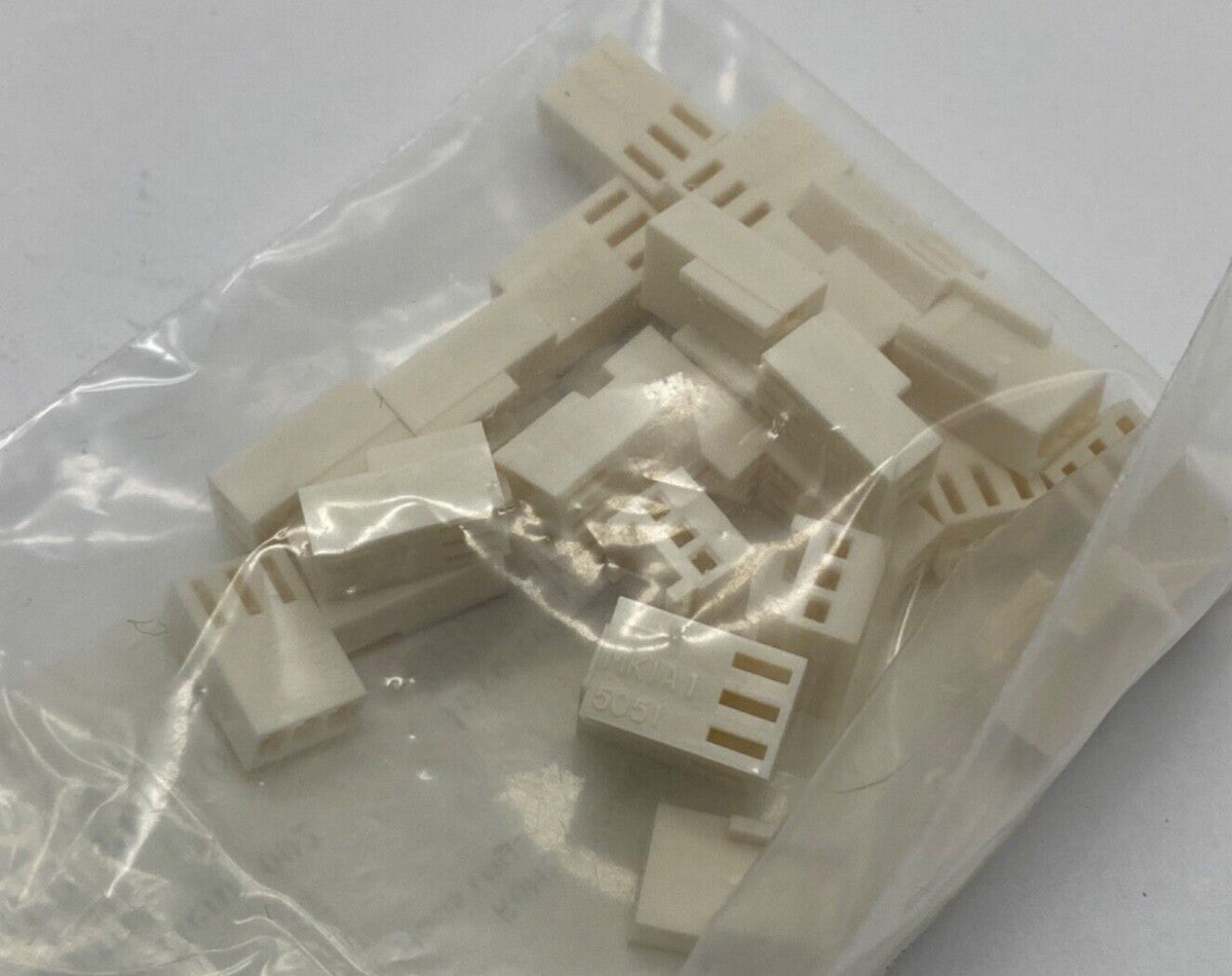 Qty 25 lot, Molex 3 position connector .098 KK housing 22-01-1032