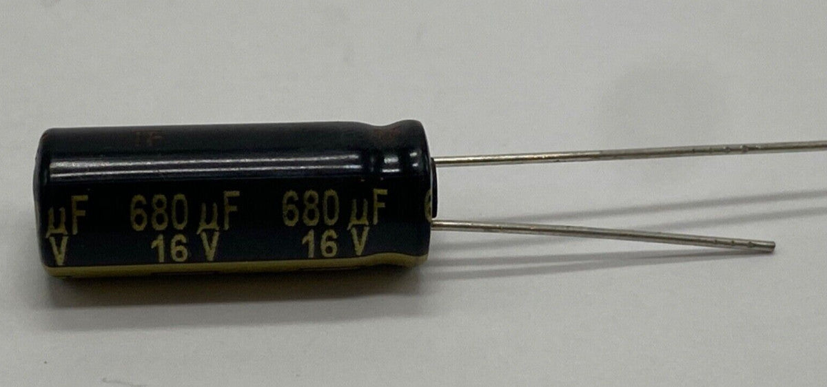 Panasonic EEU-FM1C681L (M) series electrolytic capacitor radial lead 680uf/16V