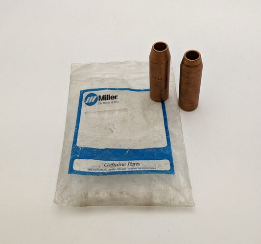 2PC Miller 209033 Nozzle 1/2" Orifice Slip On For XR-15A Pistol Pro Welding Gun
