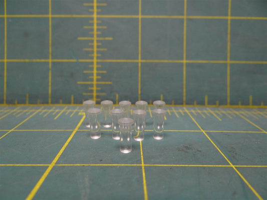 (Qty: 10) Bivar Non Water Resistant Clear Round LED Rigid Light Pipes PLP5-2-375