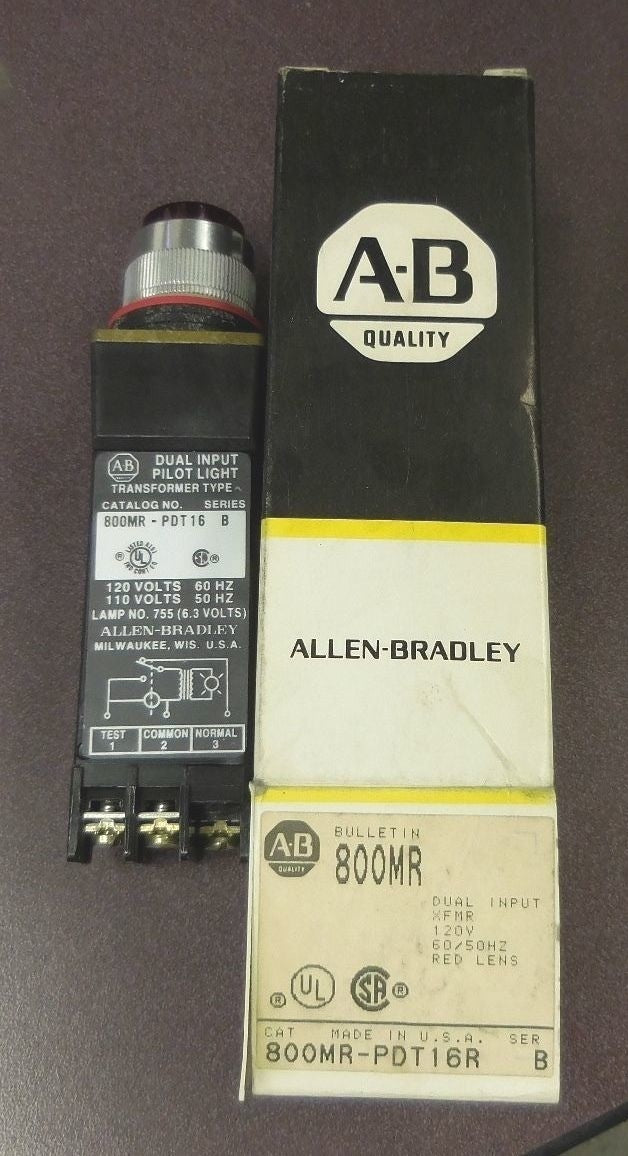 Allen-Bradley 800MR-PDT16R Dual Input Pilot Light (Series B)