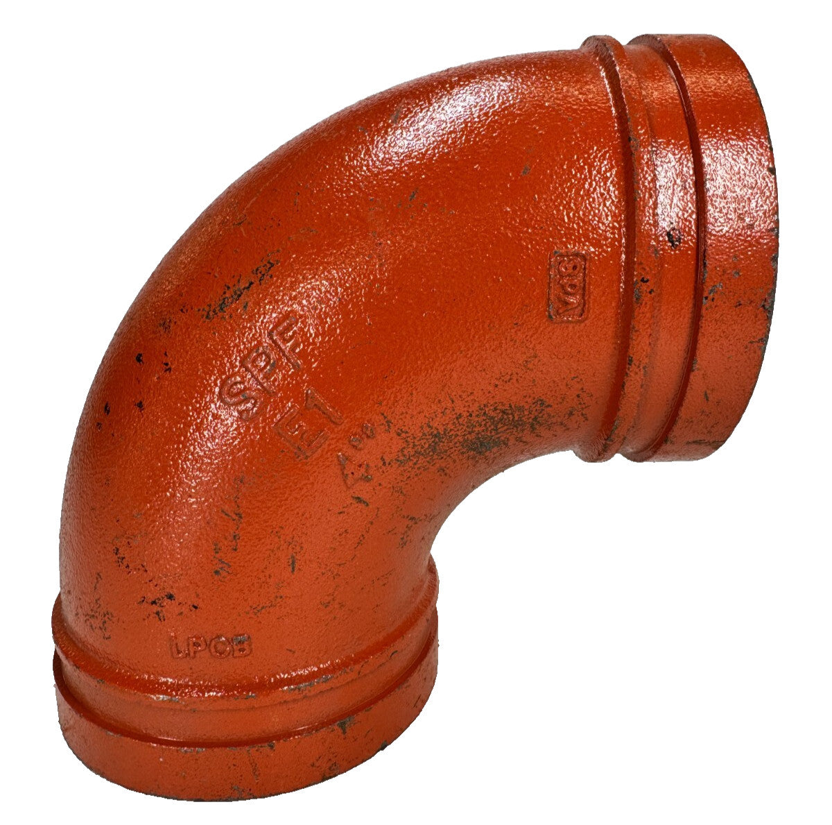 4" SPF Style E1 Elbow 90-Degree Grooved End Pipe Fitting