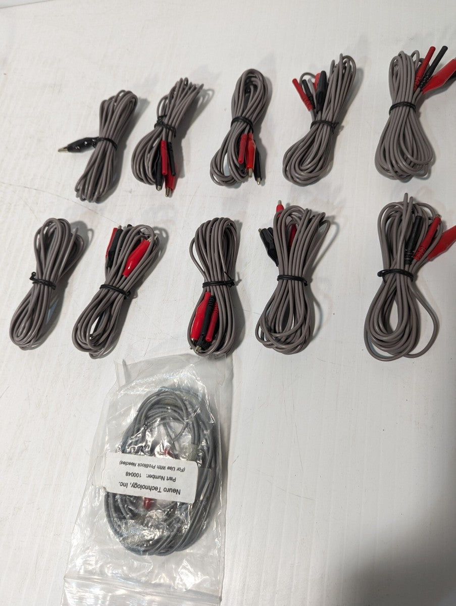 Lot Of 11 NeuroTechnology Inc 100048 Lead Wires