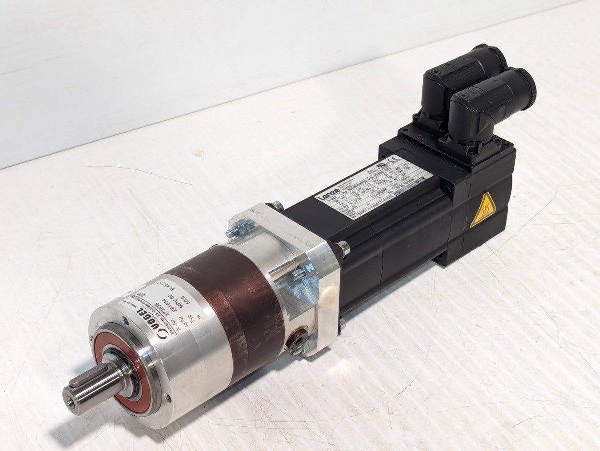 Lenze MCS 06F41LRS0B0-B11N-ST5S00N-R2SU motor w/ Vogel MPV00 473836 Gear Reducer