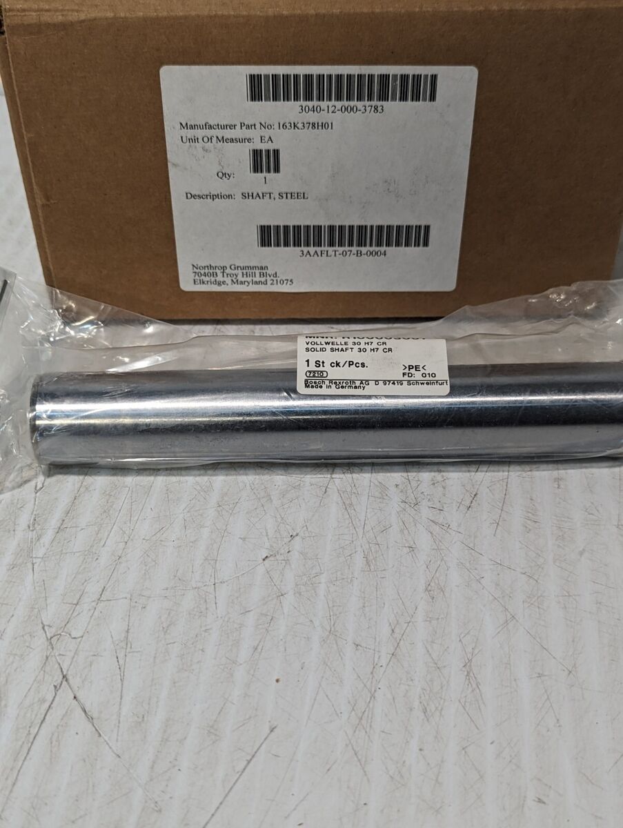 Rexroth R100003061 Steel Shaft, 30 H7 CR