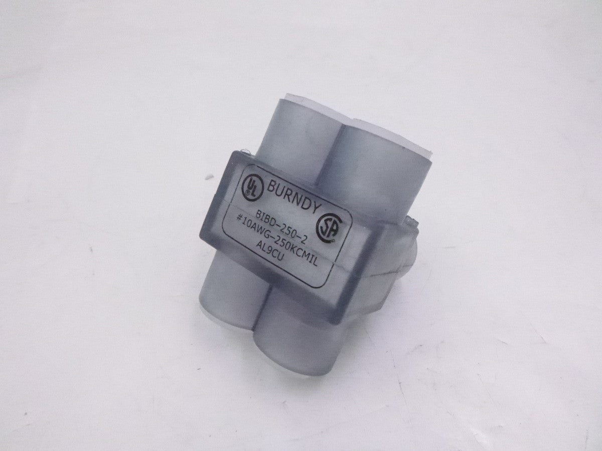 Burndy BIBD-250-2 Double Sided 2  Conductor Clear Insulated Multi-Tap Connector