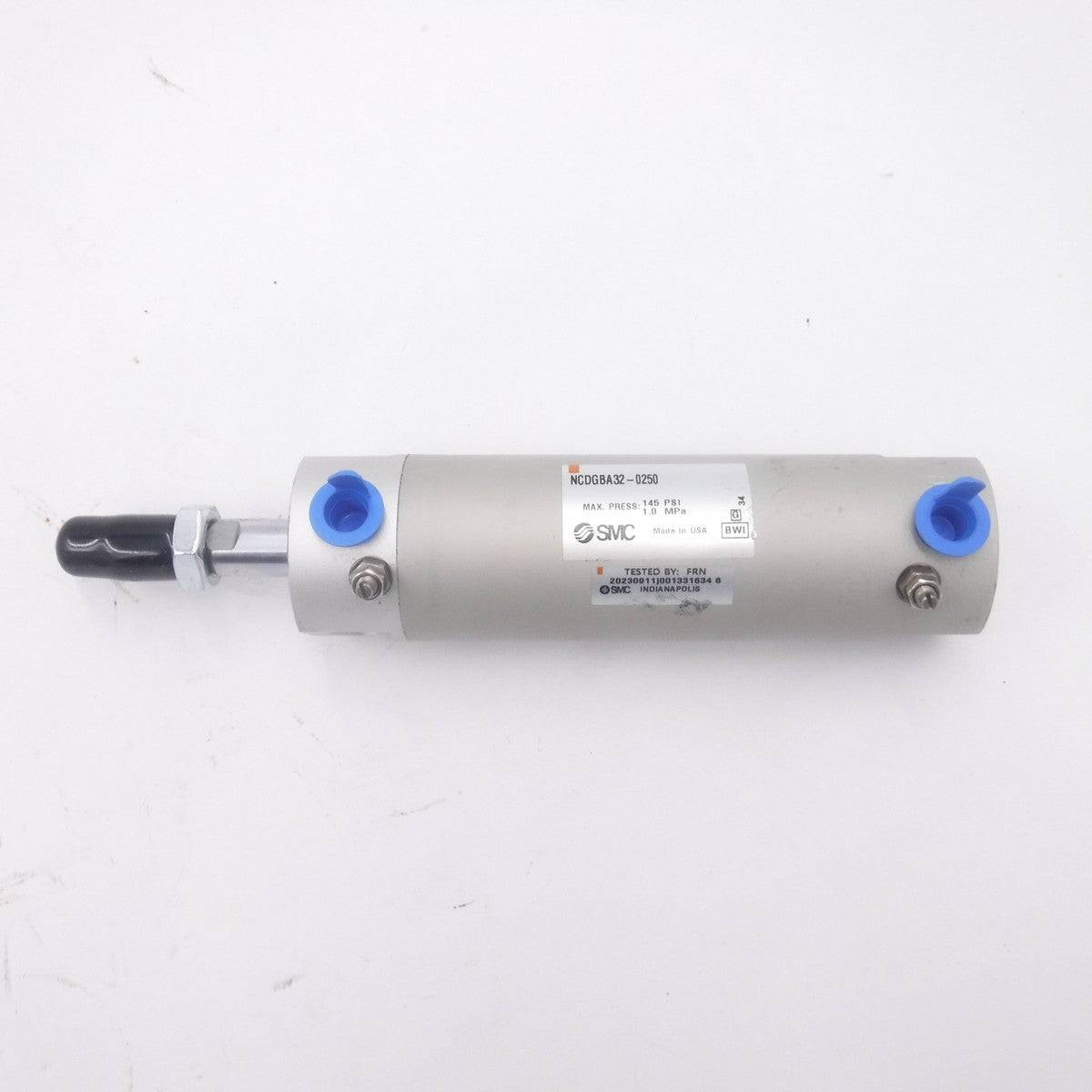 SMC NCDGBA32-0250 Round Body Cylinder Double Acting Single Rod 1-1/4" Bore Dia