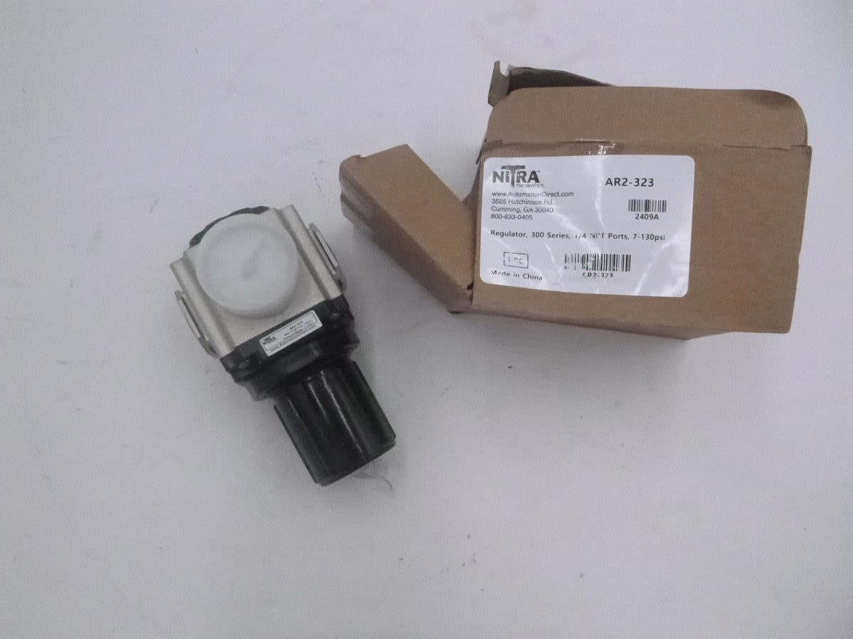 Nitra 1/4"FNPT Pneumatic Regulator AR2-323 7-130PSI For AX-32 Series