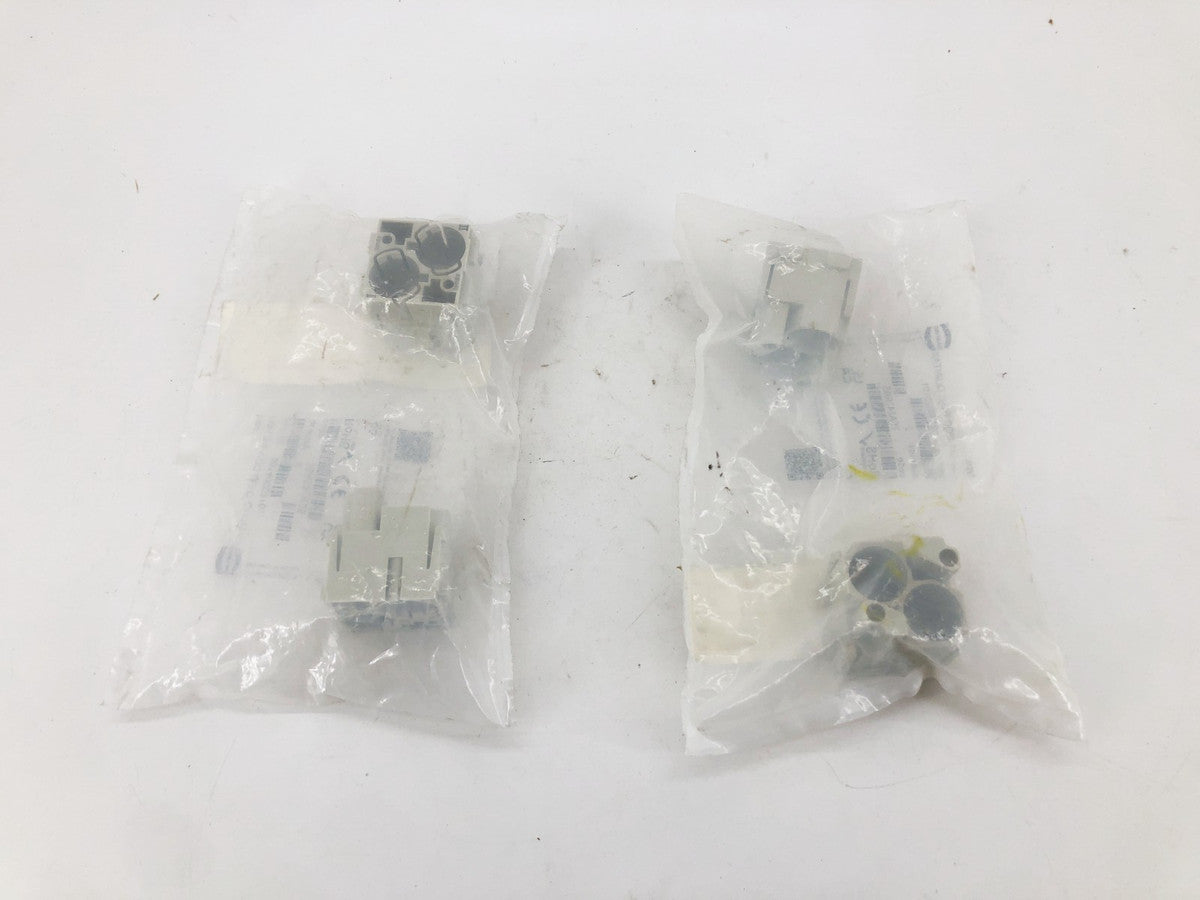 Lot of 4 New Harting 09140023101 Connectors Female MOD BU-C Quintax