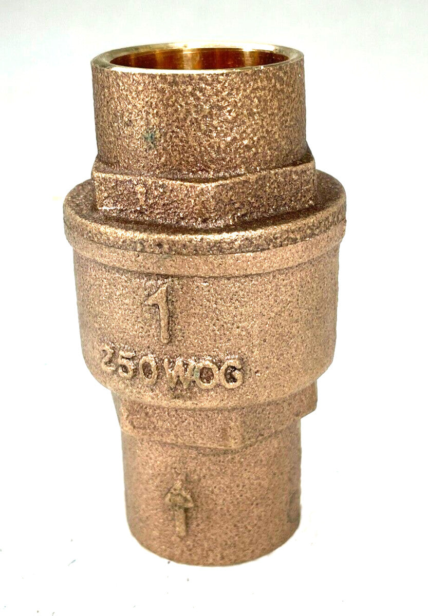 LEGEND S-455NL Lead Free In-Line Silent Check Valve 1" Solder Joint 250-psi WOG