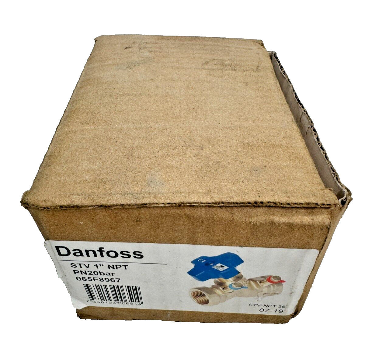 065F8967 DANFOSS STV Balancing Valve 1" NPT Thread End, Brass