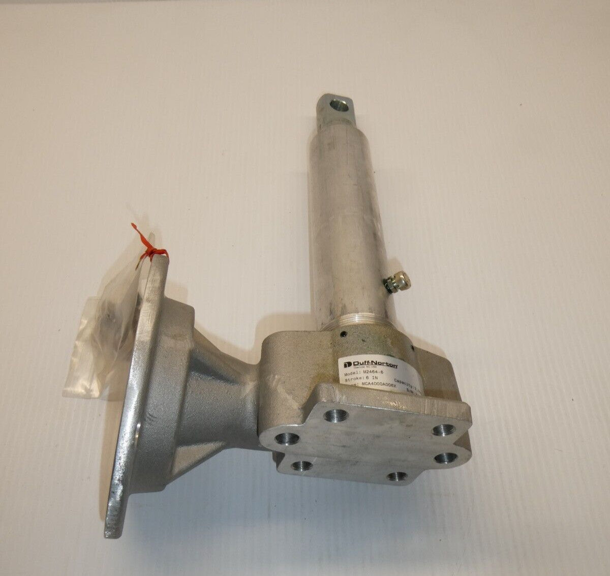 Duff-Norton M2464-6 Modular Actuator Translating Tube Clevis Mount, 6" Stroke