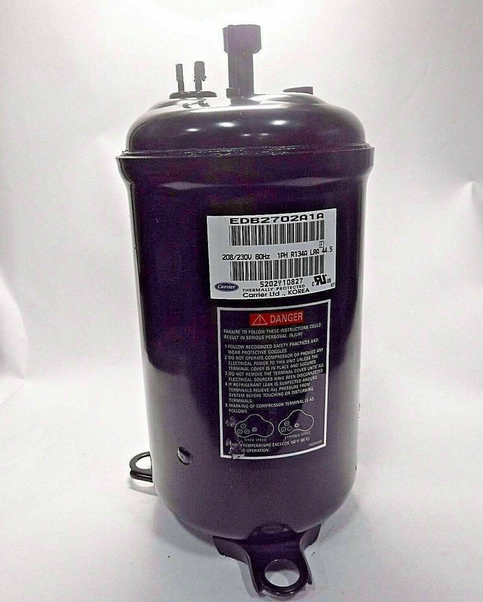 Carrier Ltd. EDB2702A1A, 5202Y10827 Rotary Refrigeration Compressor (208/230V)