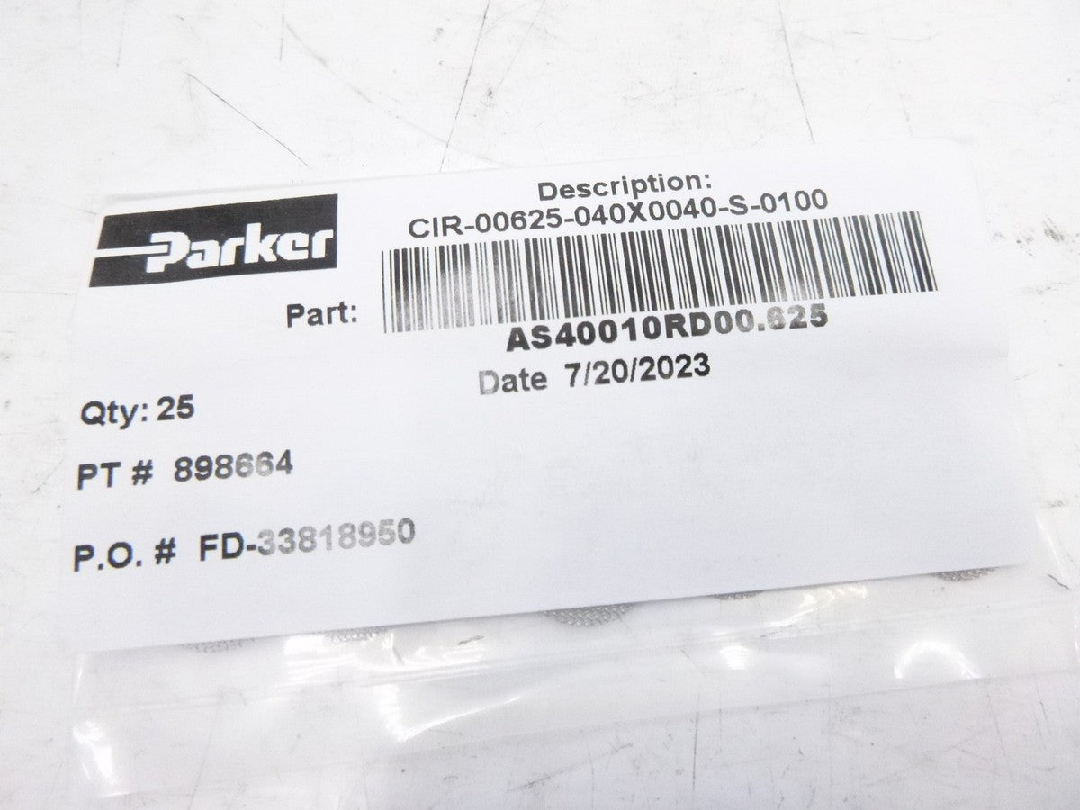 25 Pack Parker AS40010RD00.625 SS Screen CIR-00625-040X0040-S-0100