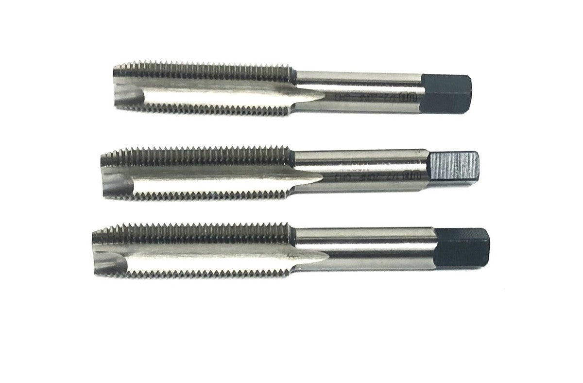 Union Butterfield 1/2x20 H3 3 Flute Plug Spiral Point Tap 1585 [Lot of 3] NOS
