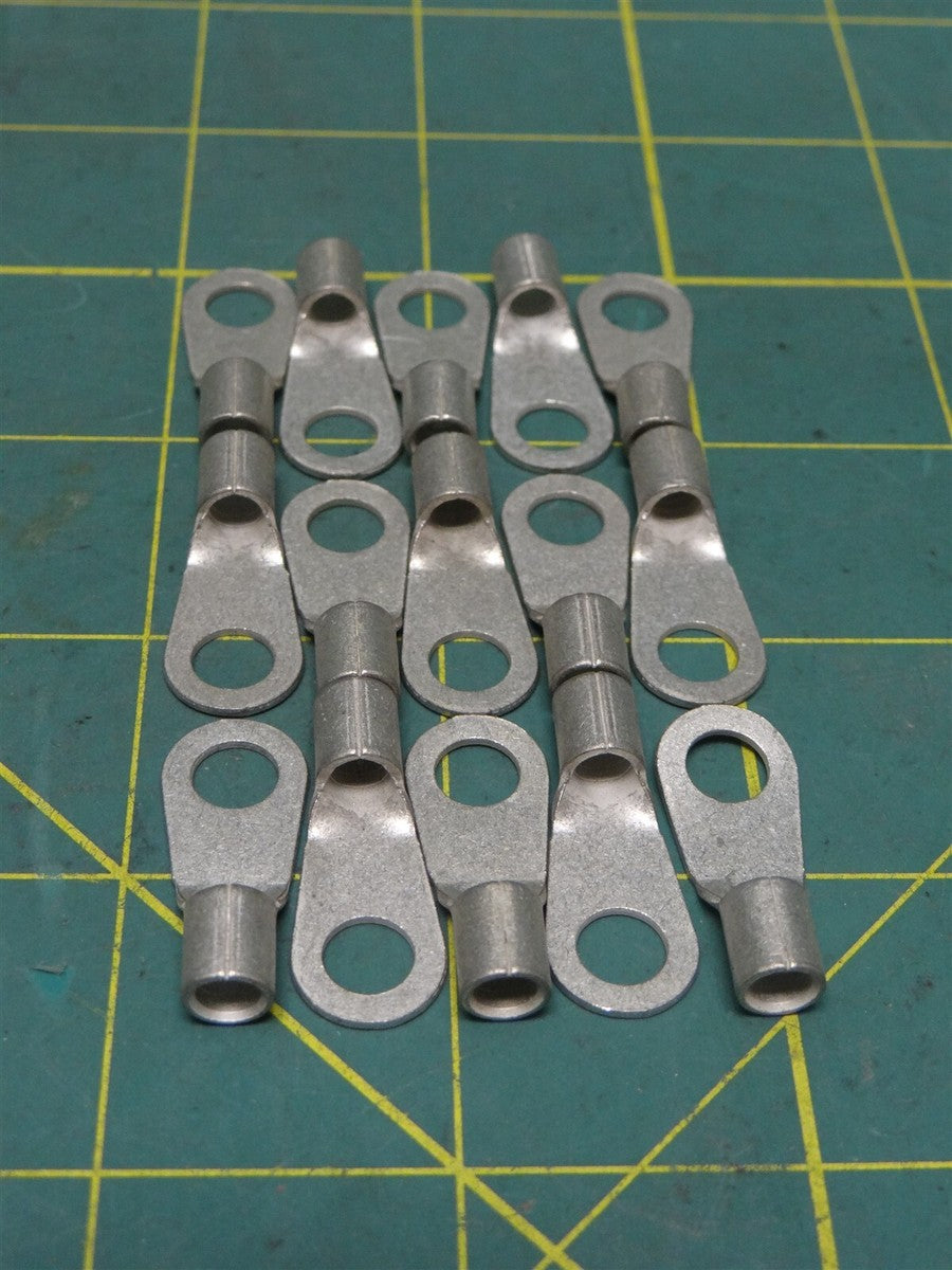 (15) Panduit Ring Connector Terminal P8-14R-T M6 Stud Crimp Term. 8AWG In-Line