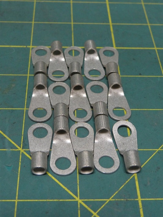 (15) Panduit Ring Connector Terminal P8-14R-T M6 Stud Crimp Term. 8AWG In-Line