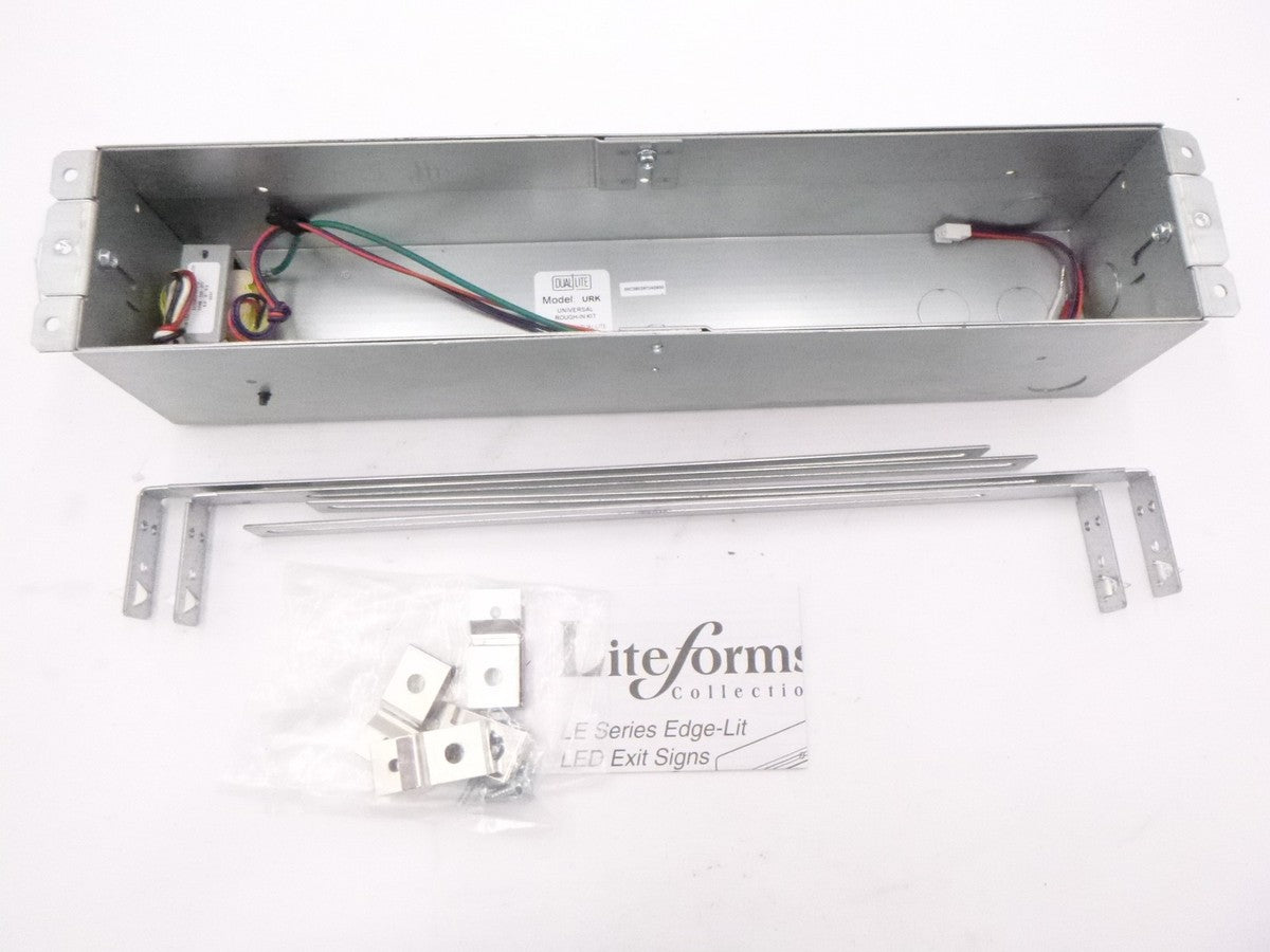 Dual-Lite Universal Rough-In Kit LE Series Recessed Mounting Edge-Lit LED Signs