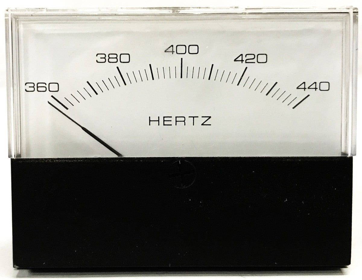 Hoyt Electrical Instruments 360-440Hz Frequency Meter 3126HZ36440 NOS
