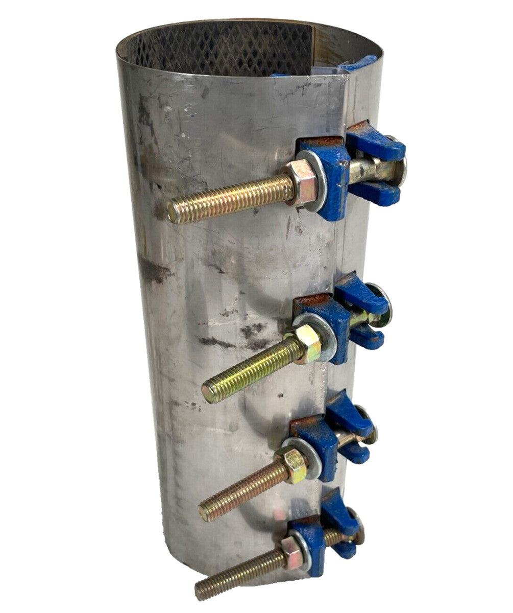 Smith-Blair 245 Pipe Repair Clamp Single Band 4" (4.50 OD) x 12" Long, 4-Bolt