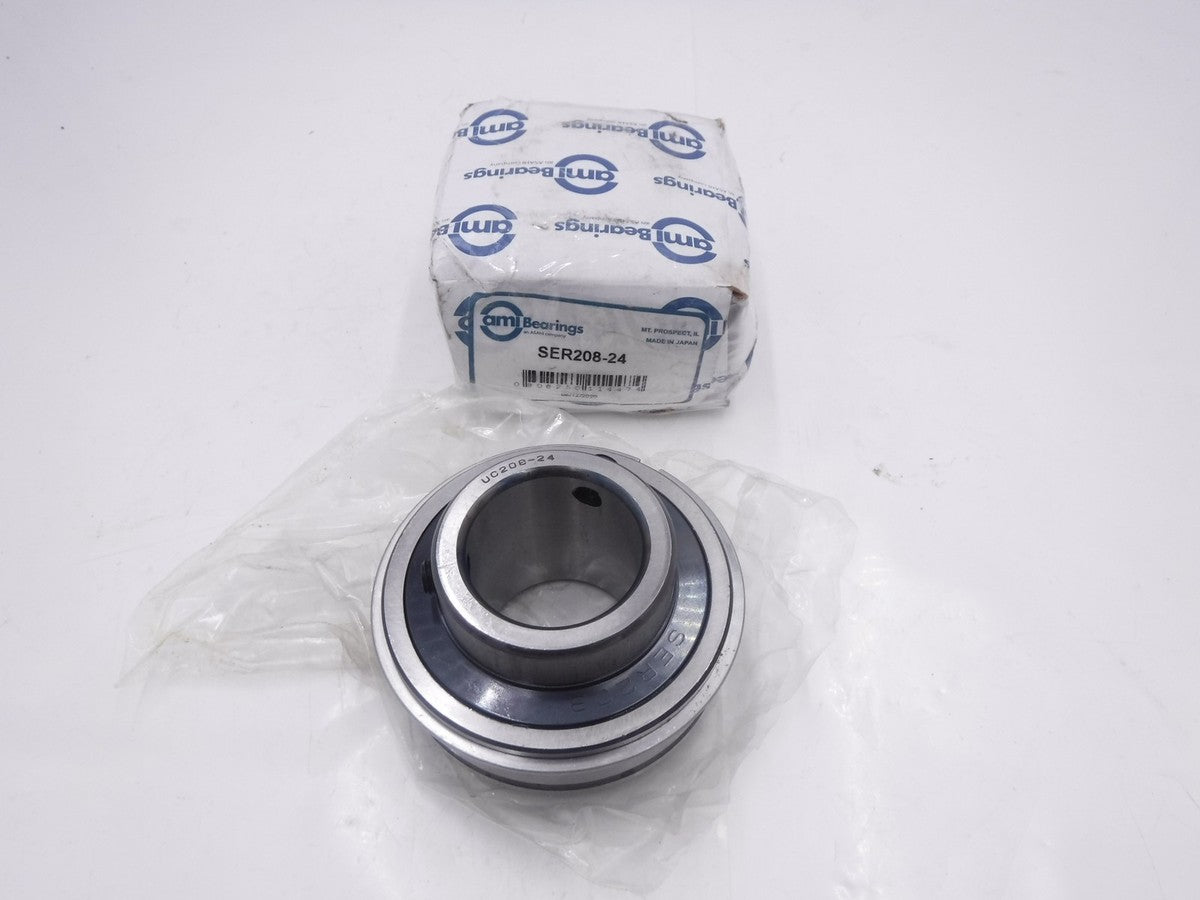 AMI Bearings 1-1/2" Shaft DIA Bearing Insert SER208-24