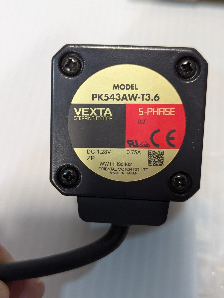 Oriental Motor Vexta PK543AW-T3.6 5-Phase Stepping Motor+Returns