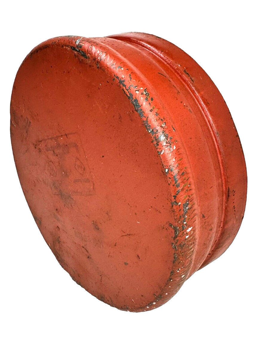 Grooved End Dish Cap Fitting for 6" (6.625 OD) Steel Pipe Size - Standard Groove