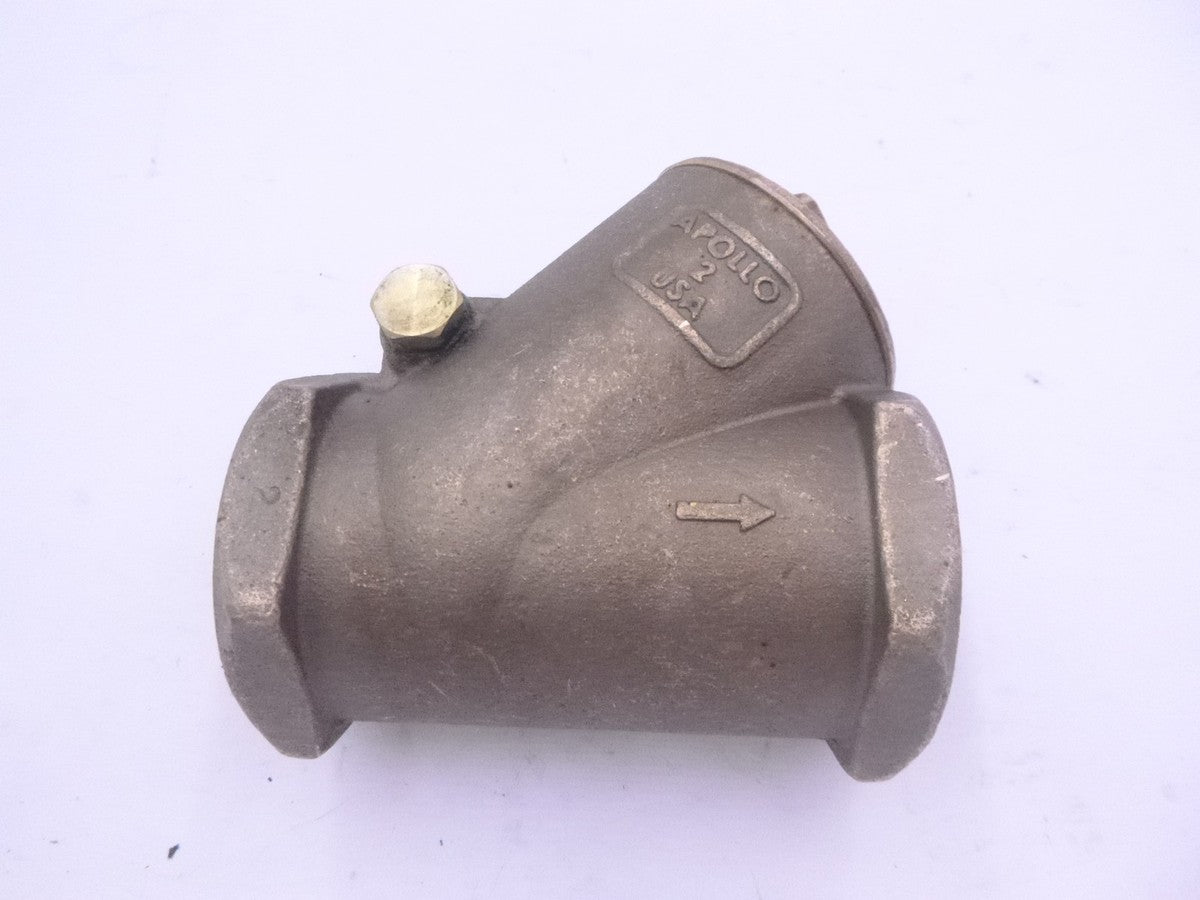 Apollo Wye Y Strainer  2" Sweat Bronze Swing Check Valve Threaded 61YLF19801