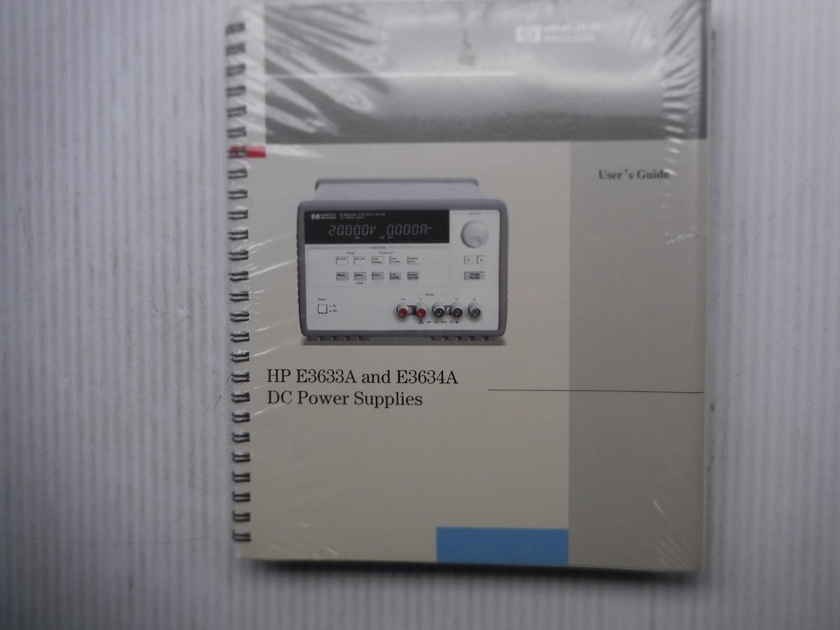 Hewlett Packard E3633A And E3634A DC Power Supplies Manual E3634-90000