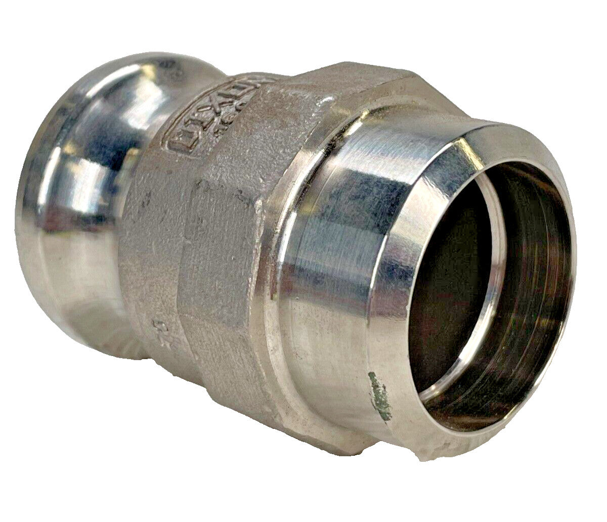 DIXON 150-F 1-1/2" Beveled End (S/40 Pipe Size) x Male Camlock Fitting