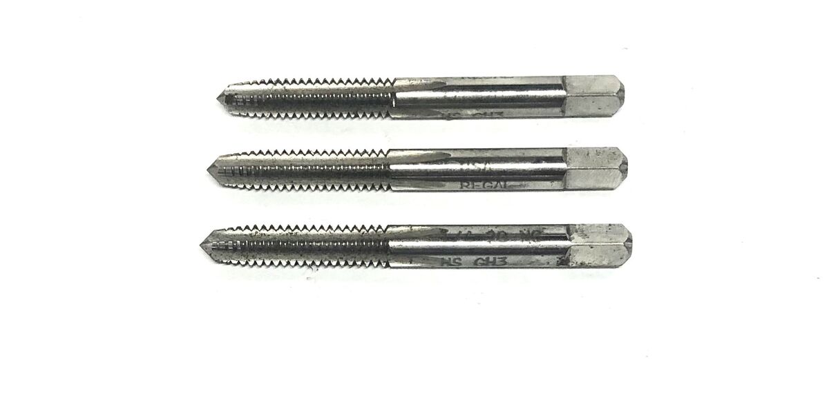 Regal 1/4-20 NC HS GH3 4 Flute Tap 44M63 [Lot of 3] NOS