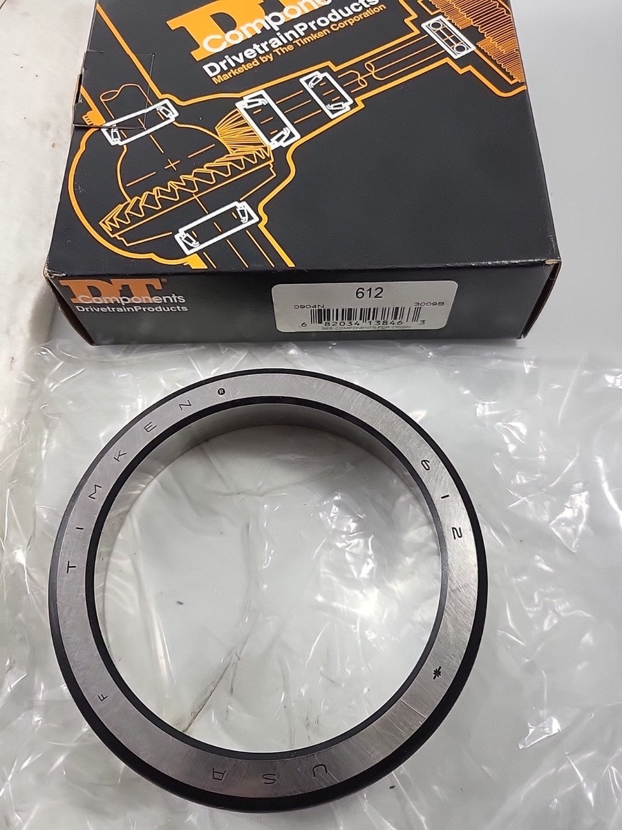Timken 612 Tapered Roller Bearing Cup, Single Cup, 4.75 in OD, 1.25 in Width