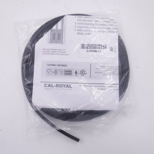 17' Cal-Royal C-550 Silicone Adhesive Weatherstrip w/ 3M Adhesive tape