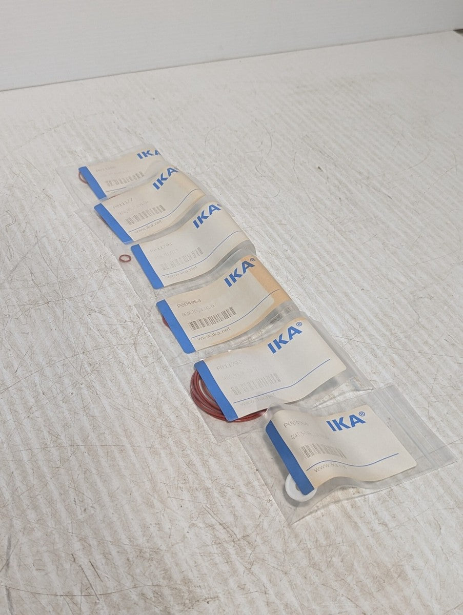 Lot of 6 IKA MagicLab ORING, GSKT,S-TYPE, Sealing, SHFT, FDA - Free Shiupping
